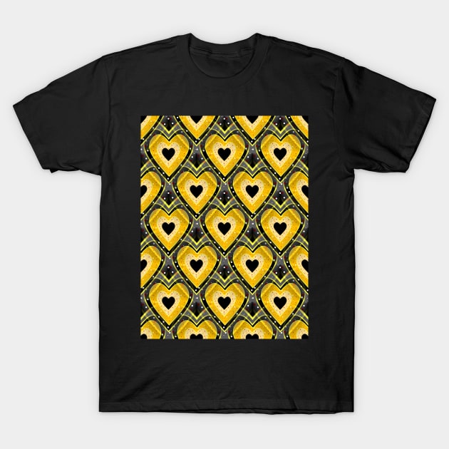 SHAPE Of Love Happy Valentines Day T-Shirt by SartorisArt1